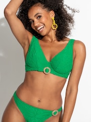 Pour Moi Green Non Padded Underwired Ibiza Bikini Top - Image 1 of 4