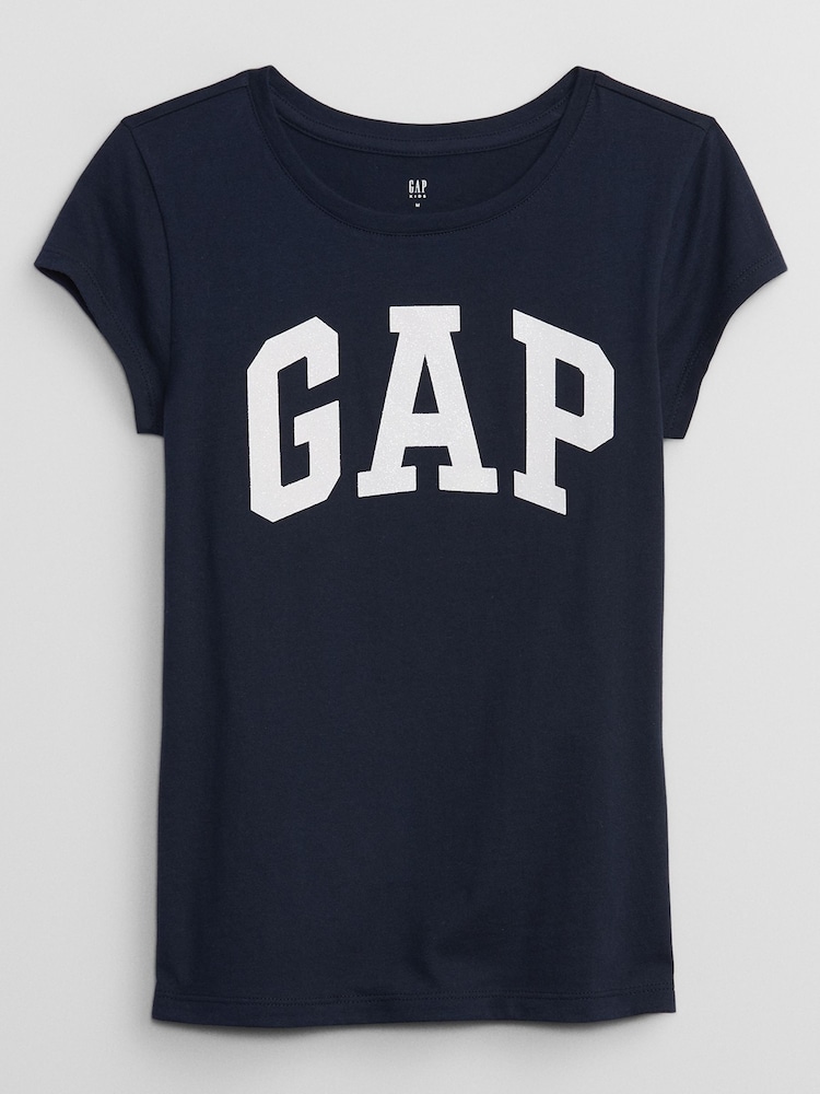 Gap Navy Blue Logo Graphic Short Sleeve Crew Neck T-Shirt (4-13yrs) - Image 1 of 3