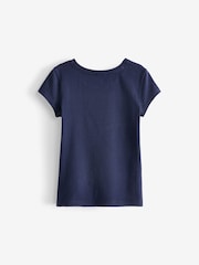 Gap Navy Blue Logo Graphic Short Sleeve Crew Neck T-Shirt (4-13yrs) - Image 2 of 3