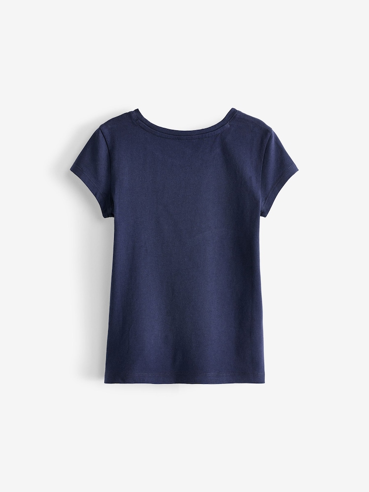 Gap Navy Blue Logo Graphic Short Sleeve Crew Neck T-Shirt (4-13yrs) - Image 2 of 3