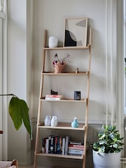Paper Collective Grey Simplicity 01 Framed Wall Art Print in Natural Oak Frame - Image 2 of 4