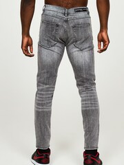 Alessandro Zavetti Slim-Fit Grey Apollo 003 Denim Jeans - Image 4 of 6