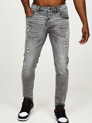 Alessandro Zavetti Slim-Fit Grey Apollo 003 Denim Jeans - Image 5 of 6