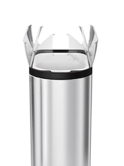 simplehuman Brushed Steel 30L Butterfly Pedal Bin - Image 5 of 5