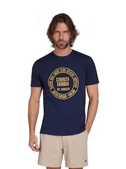 Raging Bull Blue Rugby Club T-Shirt - Image 1 of 7