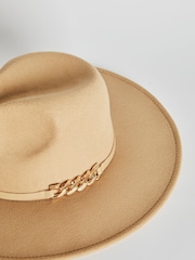 Lipsy Цепная искусственная замша Fedora Hat - Image 4 of 4