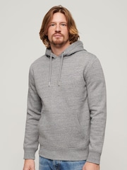 Superdry Grey Essential Logo Hoodie - Image 1 of 3