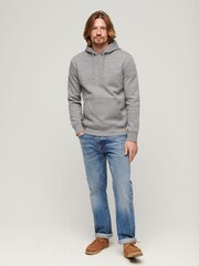 Superdry Grey Essential Logo Hoodie - Image 2 of 3