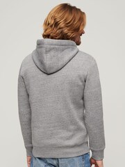 Superdry Grey Essential Logo Hoodie - Image 3 of 3