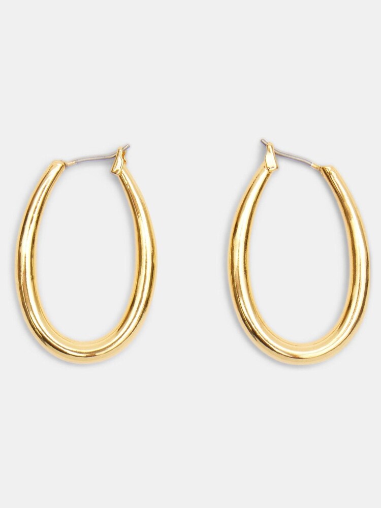 Hush Gold Hush Gold Brooke Oval Hoop Earrings - Image 1 of 4
