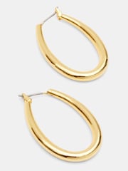 Hush Gold Hush Gold Brooke Oval Hoop Earrings - Image 3 of 4