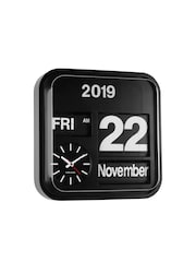 Karlsson Black Big Flip Wall Clock - Image 1 of 3