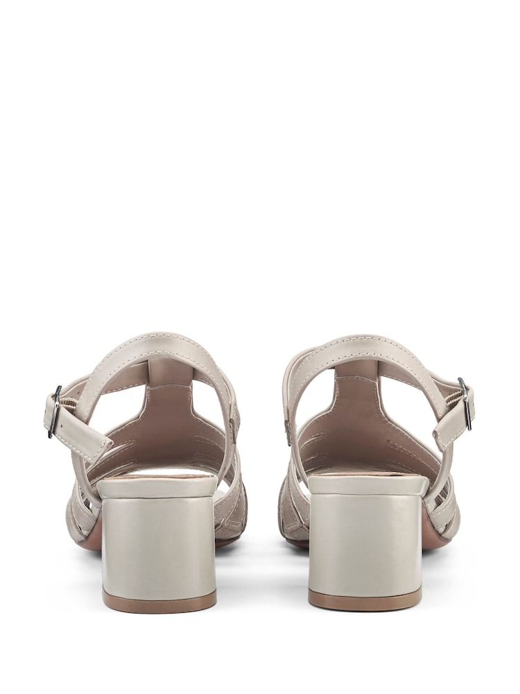 Hotter Cream Portofino Buckle Sandals - Image 4 of 4