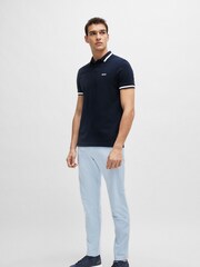 BOSS Blue Suede-trim  sock style trainers - Image 6 of 7