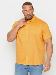 BadRhino Big & Tall Orange Blue Marl Short Sleeve Shirt - Image 1 of 3