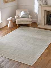Sage Green Modern Country Rug - Image 1 of 5