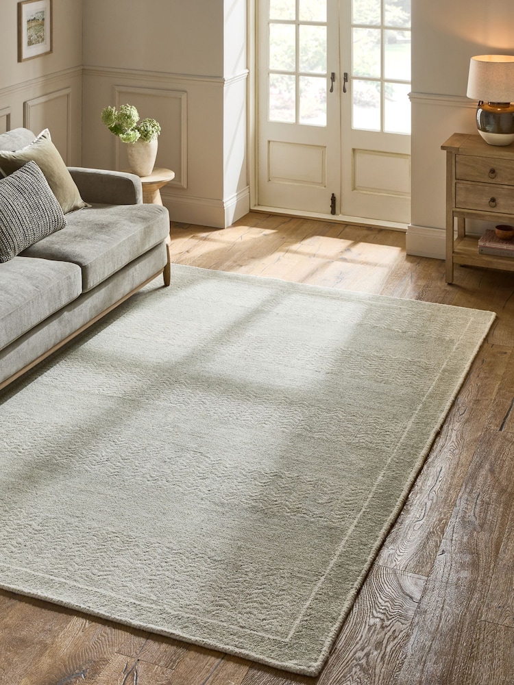 Sage Green Modern Country Rug - Image 1 of 6 Sage Green Modern Country Rug - Image 1 of 6