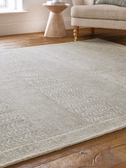 Sage Green Modern Country Rug - Image 2 of 5