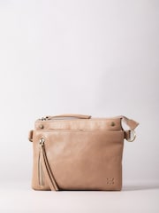 Lakeland Leather Cream Mini Harstone Cross-Body Bag - Image 1 of 6
