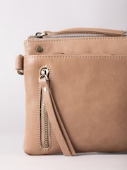 Lakeland Leather Cream Mini Harstone Cross-Body Bag - Image 3 of 6