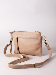 Lakeland Leather Cream Mini Harstone Cross-Body Bag - Image 6 of 6