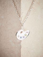Cath Kidston Silver Tone Palette Necklace - Image 2 of 3