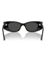 Ray-Ban Kat Rb4427 Irregular Black Sunglasses - Image 6 of 8