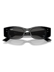 Ray-Ban Kat Rb4427 Irregular Black Sunglasses - Image 7 of 8