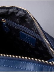 Lakeland Leather Navy Cartmel II Leather Shoulder Bag - Image 8 of 8