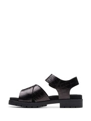 Clarks Black Interest Orinoco Cross Sandals - Image 2 of 7