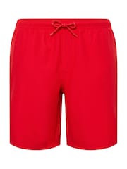 BadRhino Big & Tall Red Plain Swim Shorts - Image 3 of 4