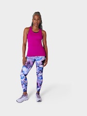 Sweaty Betty Blue Virtual Landscape Print 7/8 Length Power Pro Workout Leggings - Image 3 of 6