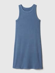 Blau - Gap Geripptes Tank-Kleid aus Baumwolle (4 bis 13 Jahre) - Bild 3 von 3