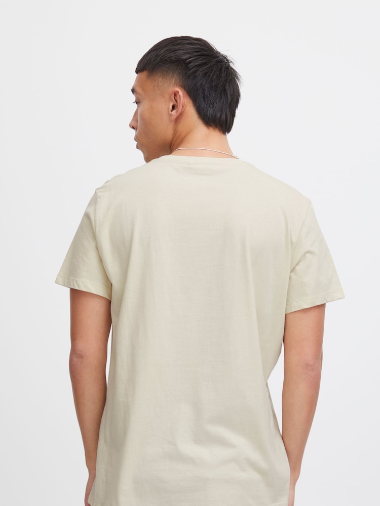 Blend Cream Printed Short Sleeve T-Shirt - Image 2 of 5