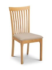 Julian Bowen Light Oak Ibsen Dining Chairs Set Of 2 - Image 4 of 6