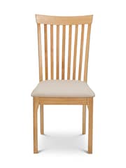 Julian Bowen Light Oak Ibsen Dining Chairs Set Of 2 - Image 5 of 6