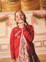 Red Cardigan (3mths-10yrs) - Image 1 of 6