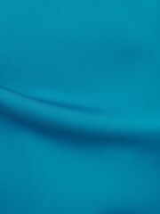 Adrianna Papell Blue Stretch Satin Gown - Image 7 of 7
