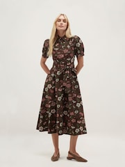 Hobbs Brown Petite Hester Dress - Image 1 of 5