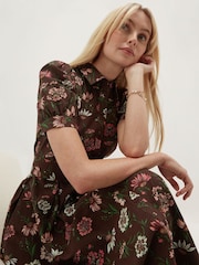 Hobbs Brown Petite Hester Dress - Image 3 of 5