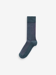 Dash Spot Pattern Smart Socks 5 Pack - Image 2 of 7