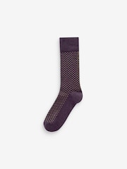 Dash Spot Pattern Smart Socks 5 Pack - Image 5 of 7