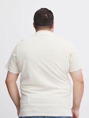 Blend Cream Pique Short Sleeve Polo Shirt - Image 2 of 5