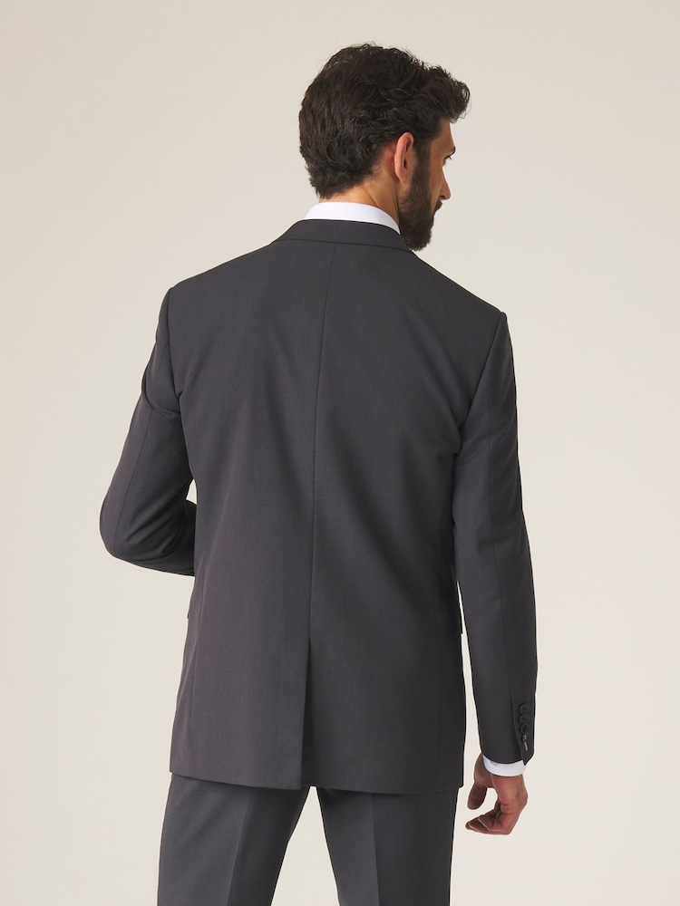 Skopes Dark Grey Tailored Fit Madrid Suit: Jacket - Image 4 of 6