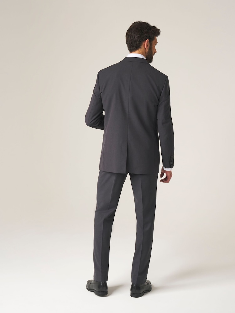 Skopes Dark Grey Tailored Fit Madrid Suit: Jacket - Image 5 of 6