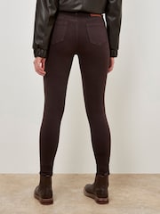 Apricot Brown Sienna Skinny Fit Jeans - Image 2 of 6