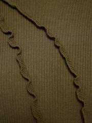Jigsaw Green Ruffle Detail Knitted Dress - Image 3 of 6
