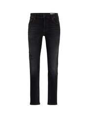 BOSS Grey Light Slim Fit Soft-Motion Denim Jeans - Image 5 of 5