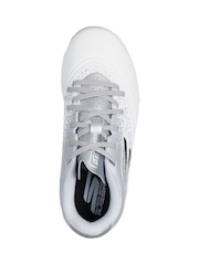Skechers White / Silver Younger Kids Firm Ground Football Boots - Bild 5 von 5
