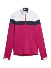 Puma Pink Womens Golf Lightweight Quarter-Zip Top - Image 4 of 5